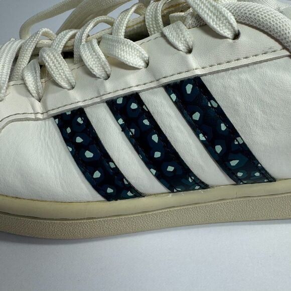 Adidas Shoes Grand Court White Leather Sneakers Women's Size 7‎ - Picture 4 of 8